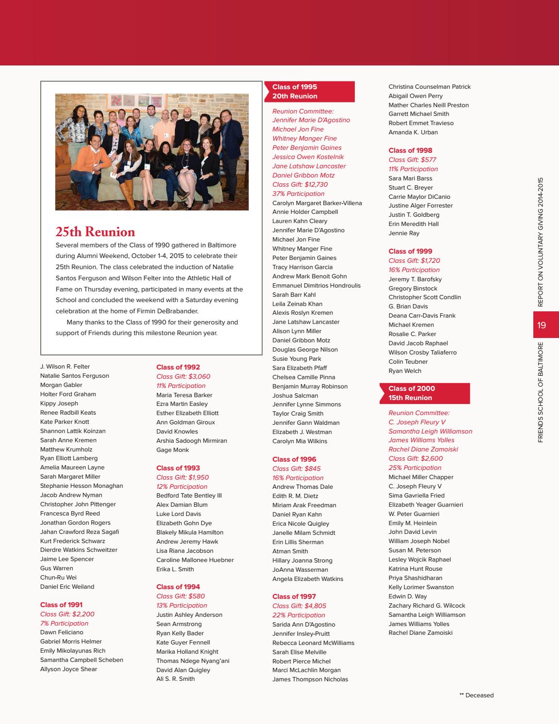 Philanthropy at Friends 2014-15 by Friends School of Baltimore - Issuu
