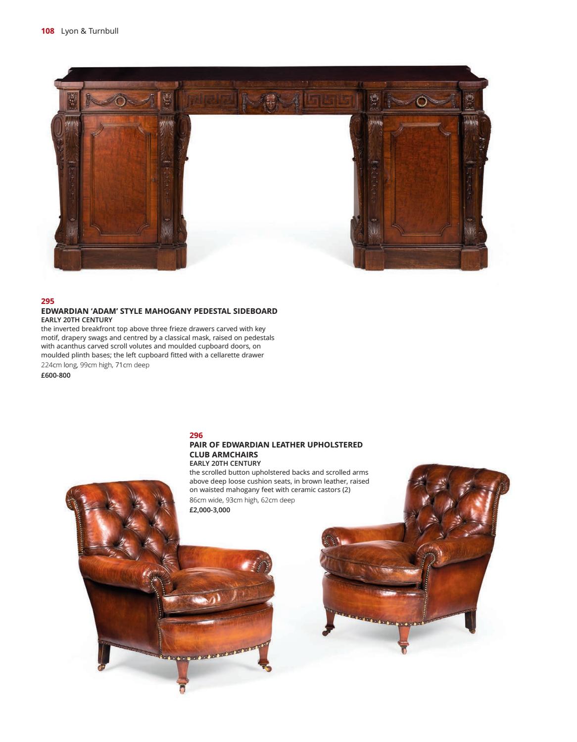 Fine Furniture Works Of Art 6th July 2016 10am By Lyon