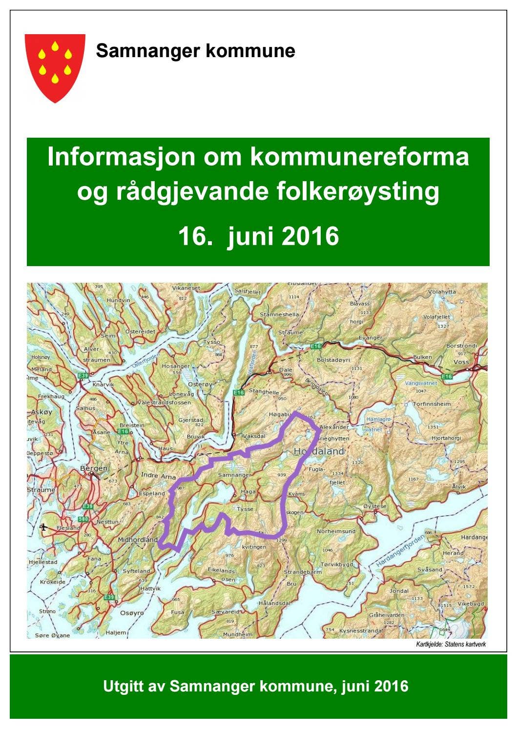 Informasjonsbrosjyre utgitt av samnanger kommune by Samnanger kommune ...