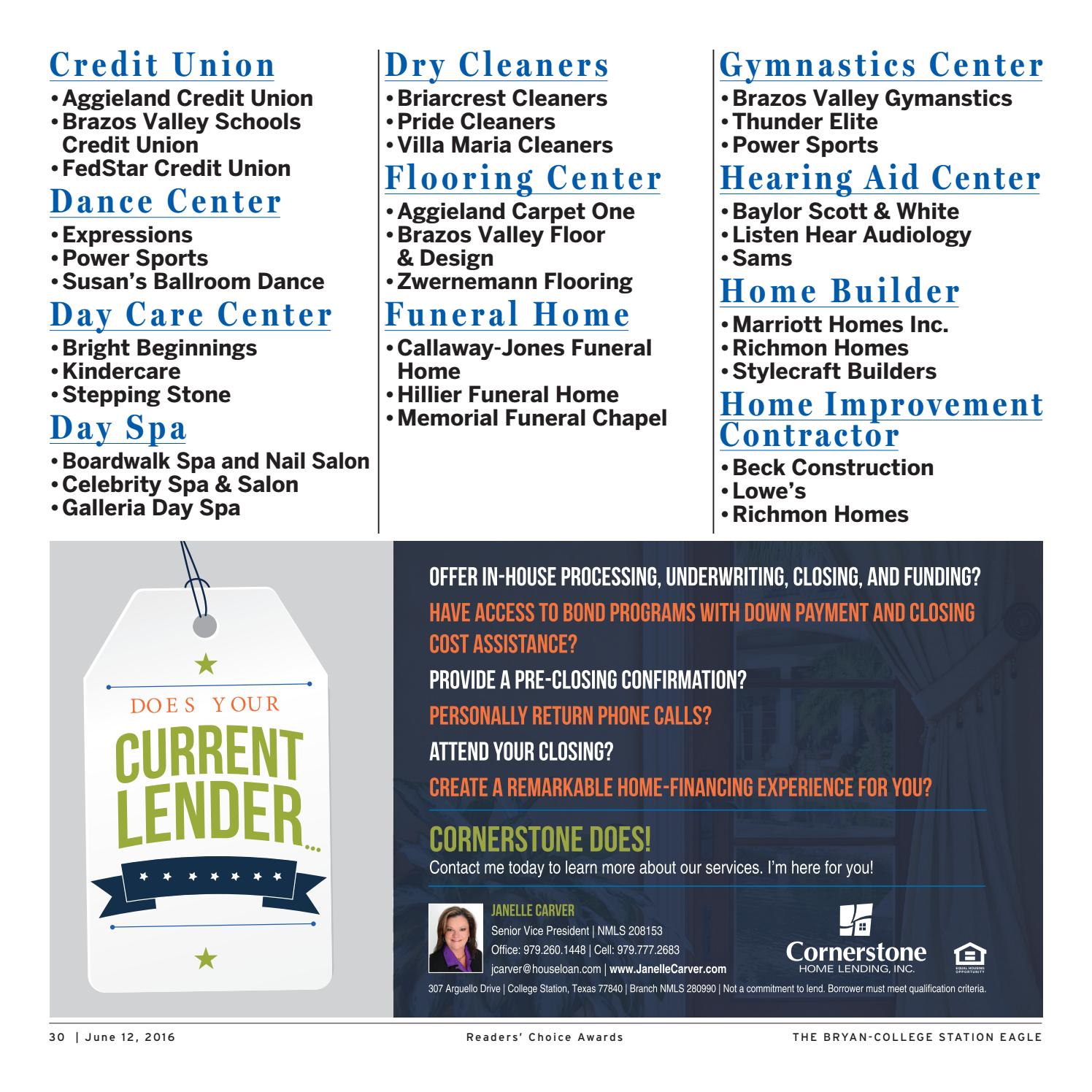Readers Choice Top Three By The Eagle Advertising Department Issuu