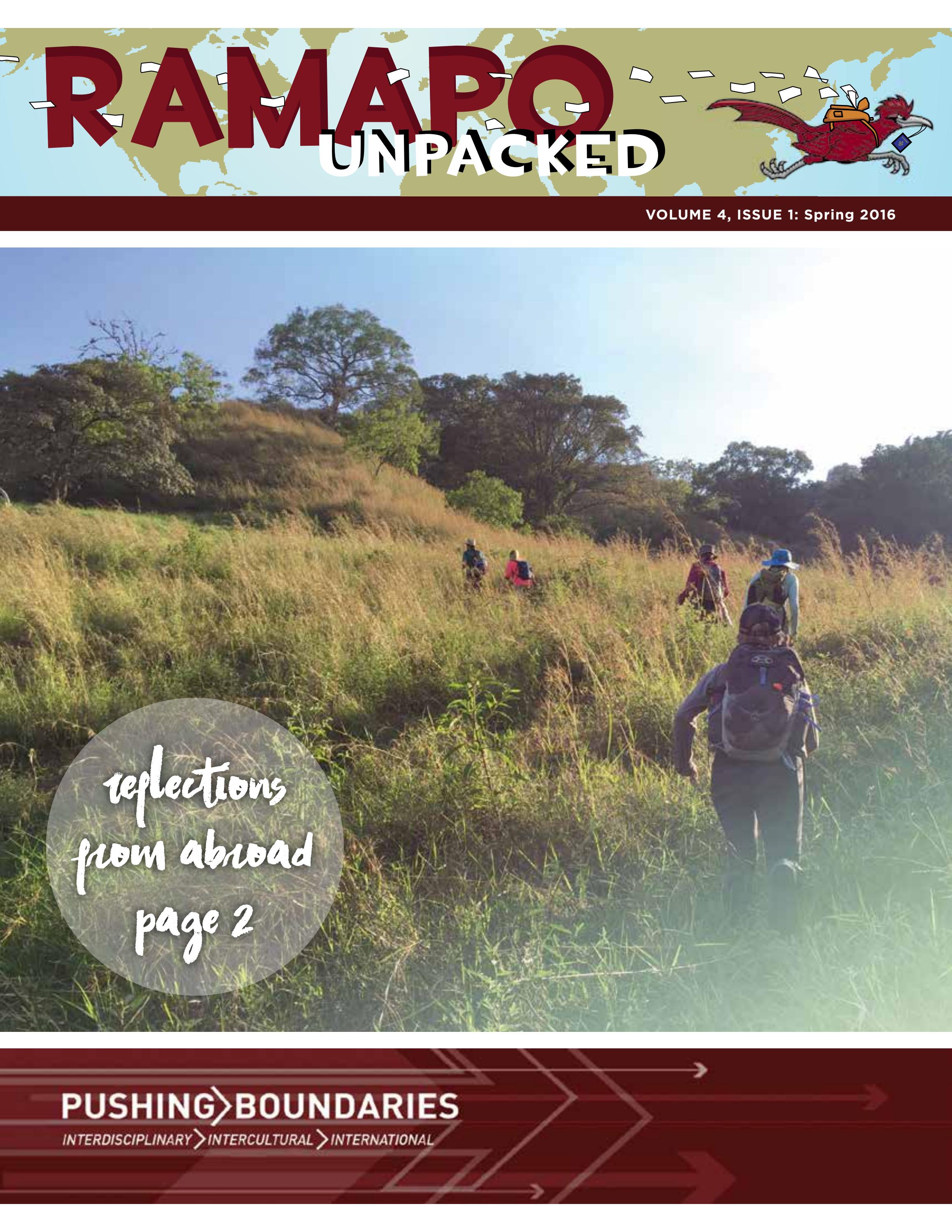 Ramapo Unpacked Spring 2016 by Ramapo College Issuu