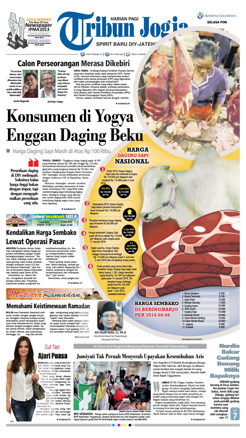 Tribunjogja 07 06 2016 By Tribun Jogja Issuu Tribunjogja 07 06 2016 By Tribun Jogja Issuu