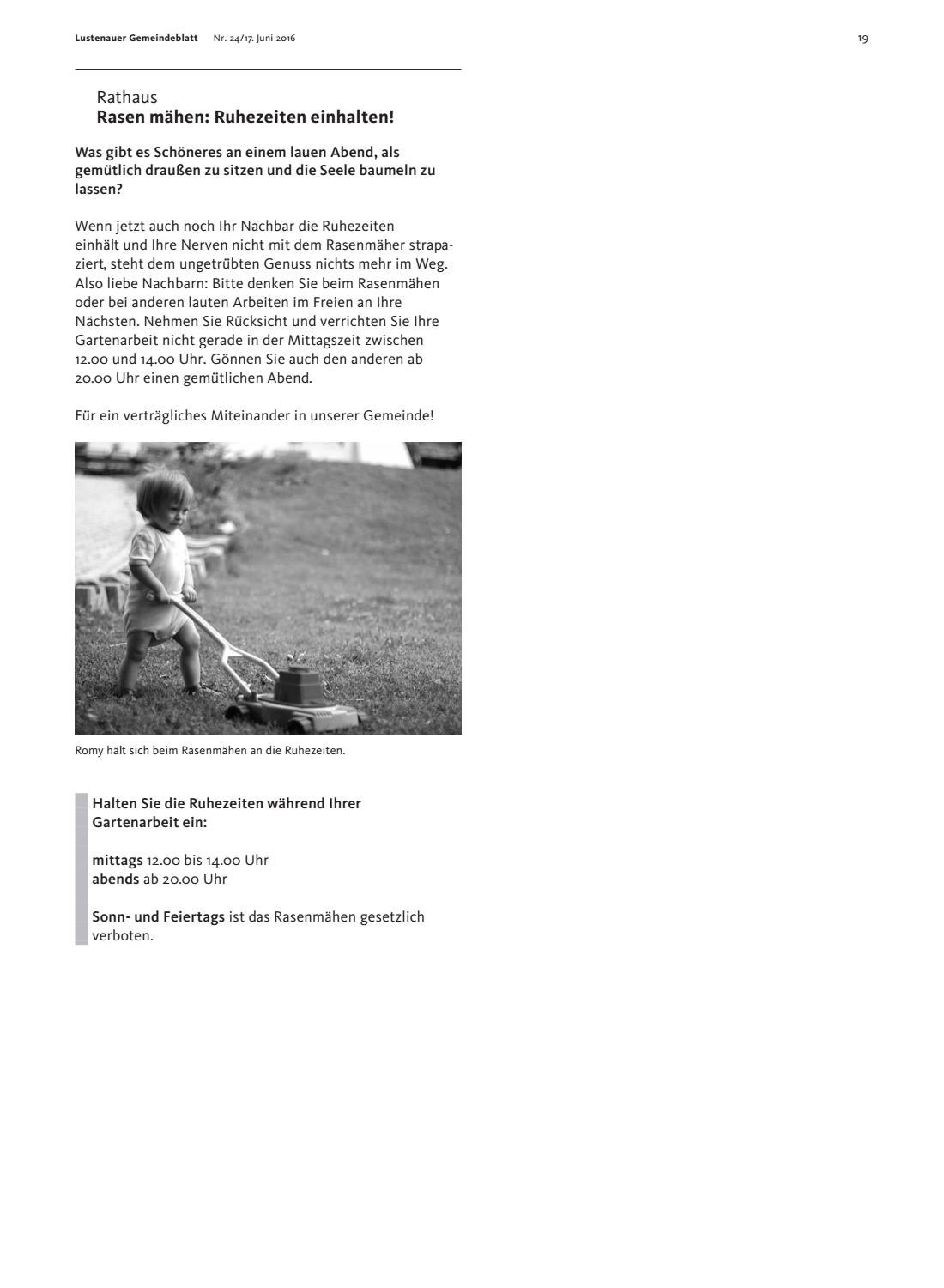 Gemeindeblatt 24 2016 By Marktgemeinde Lustenau Issuu