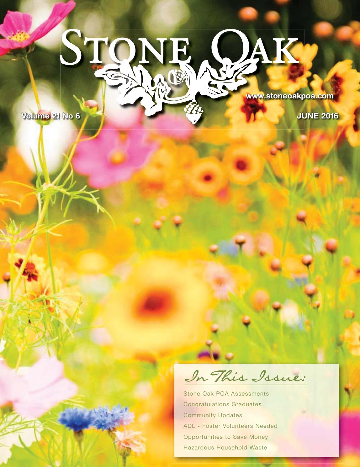 Stone Oak POA by Digital Publisher Issuu