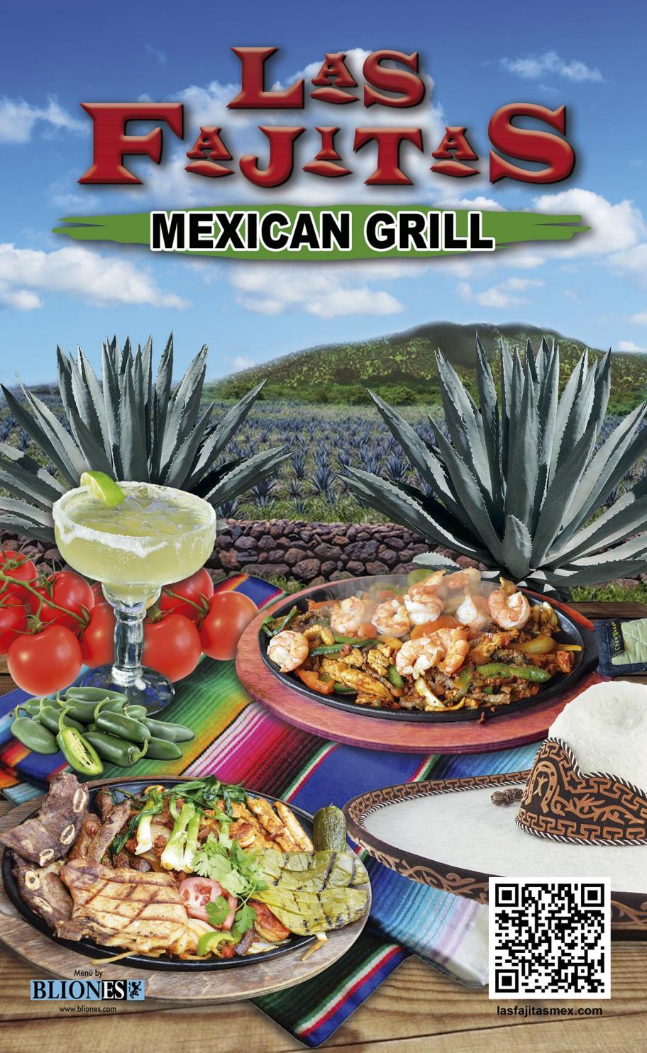Menu las fajitas by BLIONES Issuu
