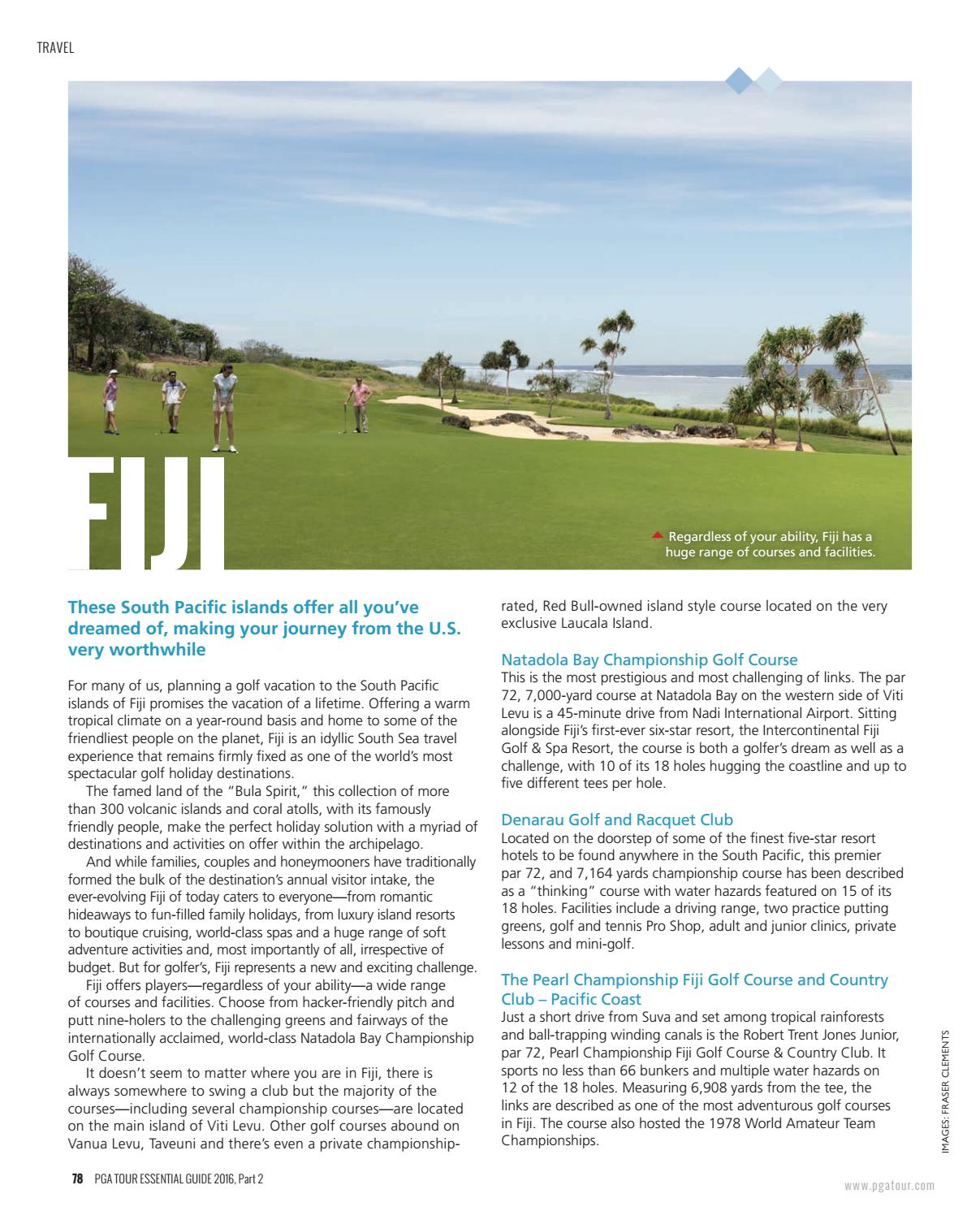 PGA TOUR Essential Guide to Golf 2016 part 2 by Magazine Issuu