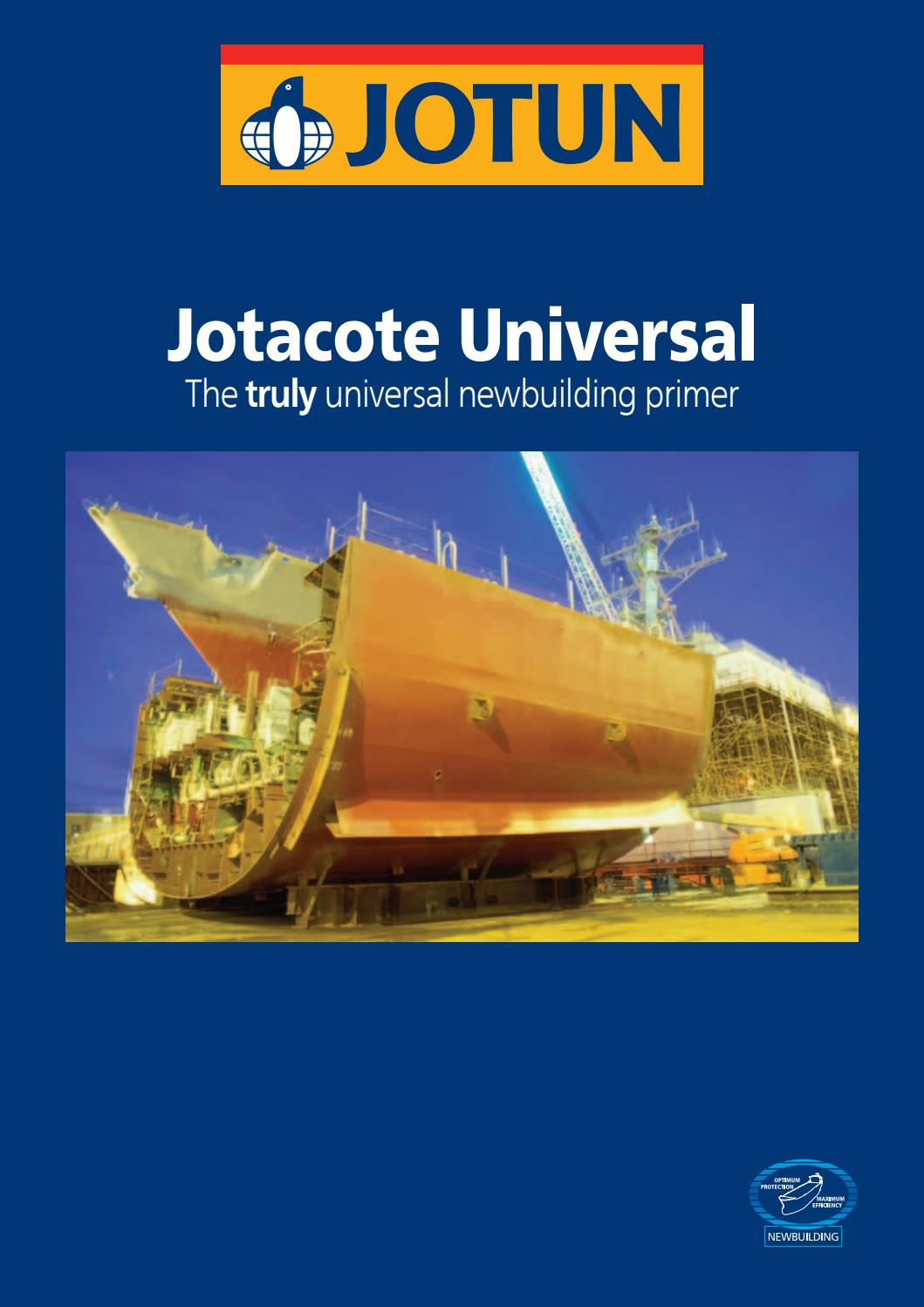 Jotacote universal brochure, marine by Jotun Paints Arabia Issuu