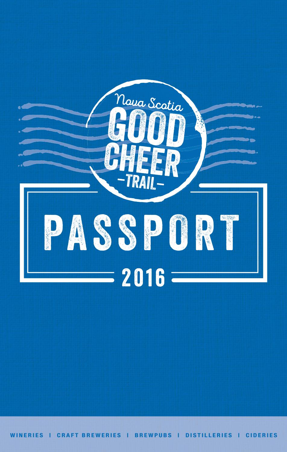 2016 Nova Scotia Good Cheer Trail Passport by Taste of Nova Scotia - Issuu