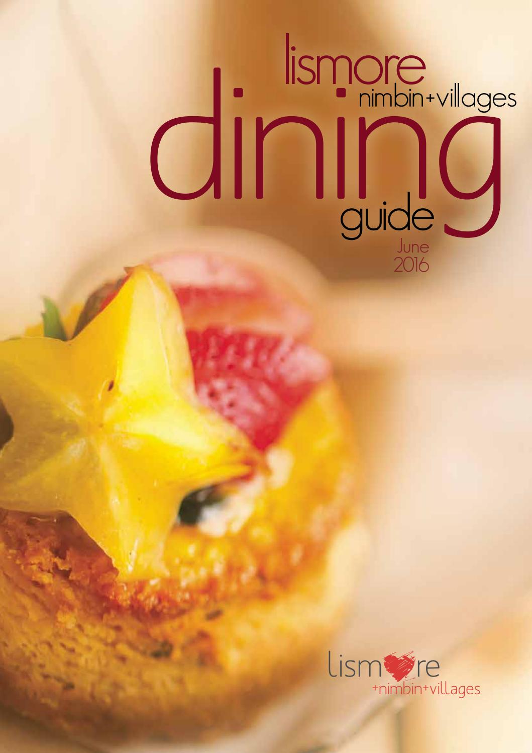 Lismore Dining Guide 2016 by Lismore City Council Issuu
