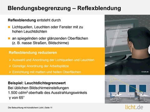Präsentation: Die Beleuchtung mit künstlichem Licht 第 11 页