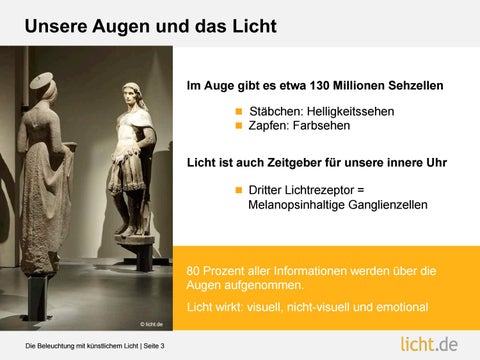 Präsentation: Die Beleuchtung mit künstlichem Licht 第 3 页