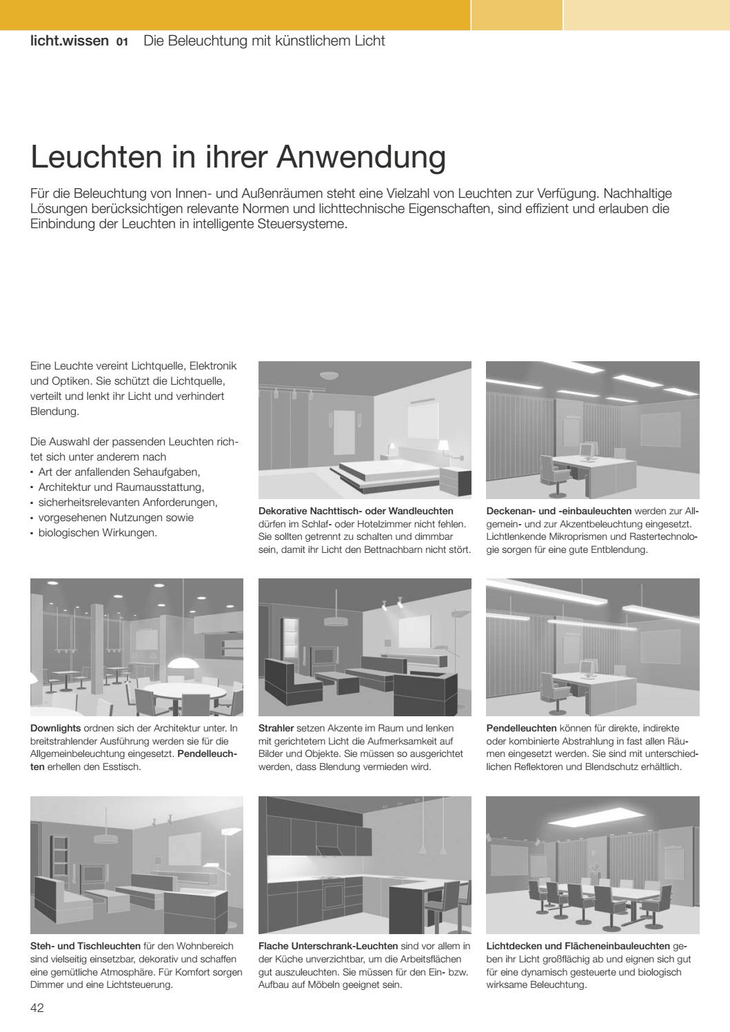 licht.wissen 01 „Die Beleuchtung mit künstlichem Licht“ by licht.de - Issuu