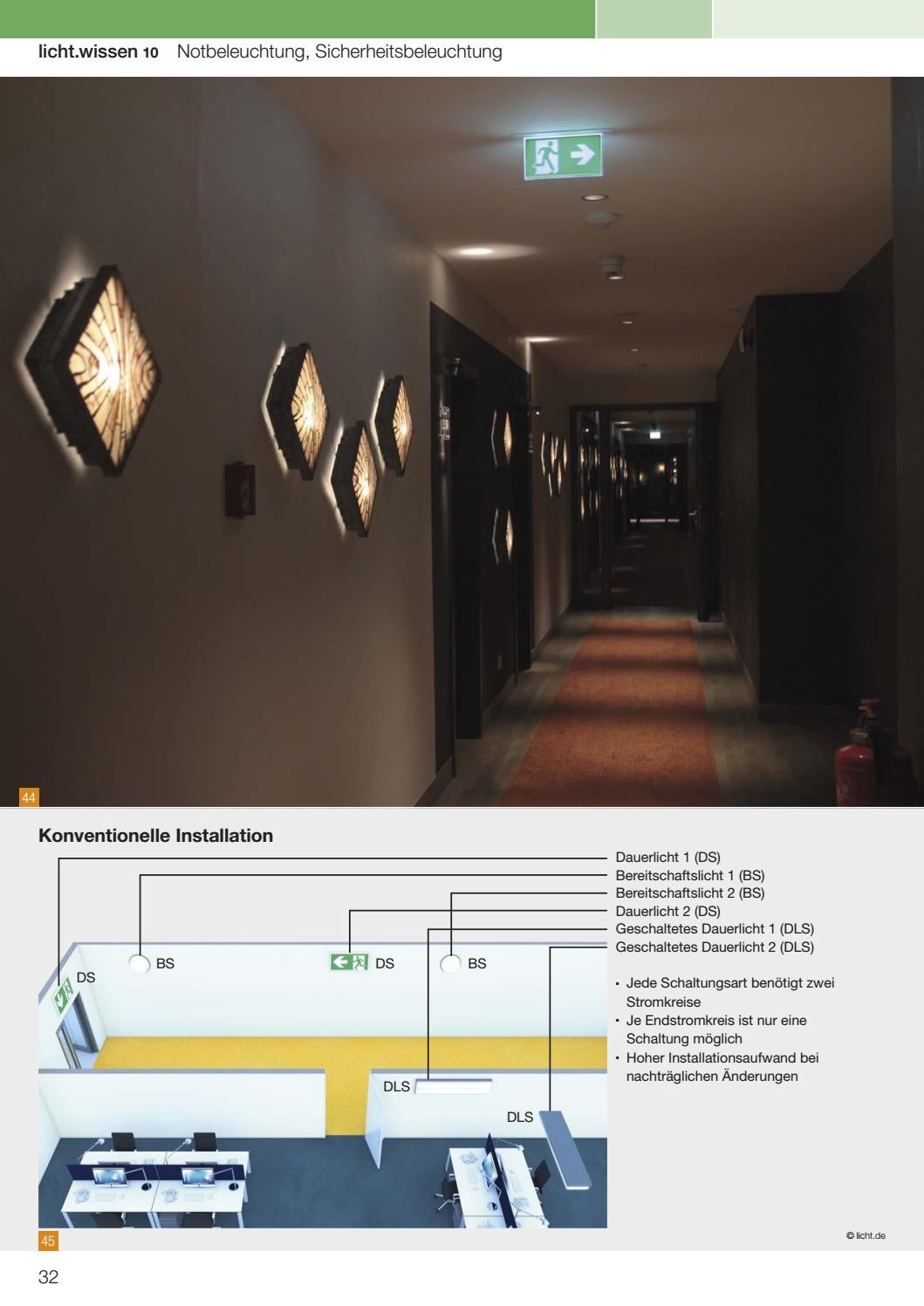 licht.wissen 10 „Notbeleuchtung, Sicherheitsbeleuchtung" by licht.de
