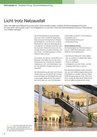 licht.wissen 10 „Notbeleuchtung, Sicherheitsbeleuchtung" 第 8 页