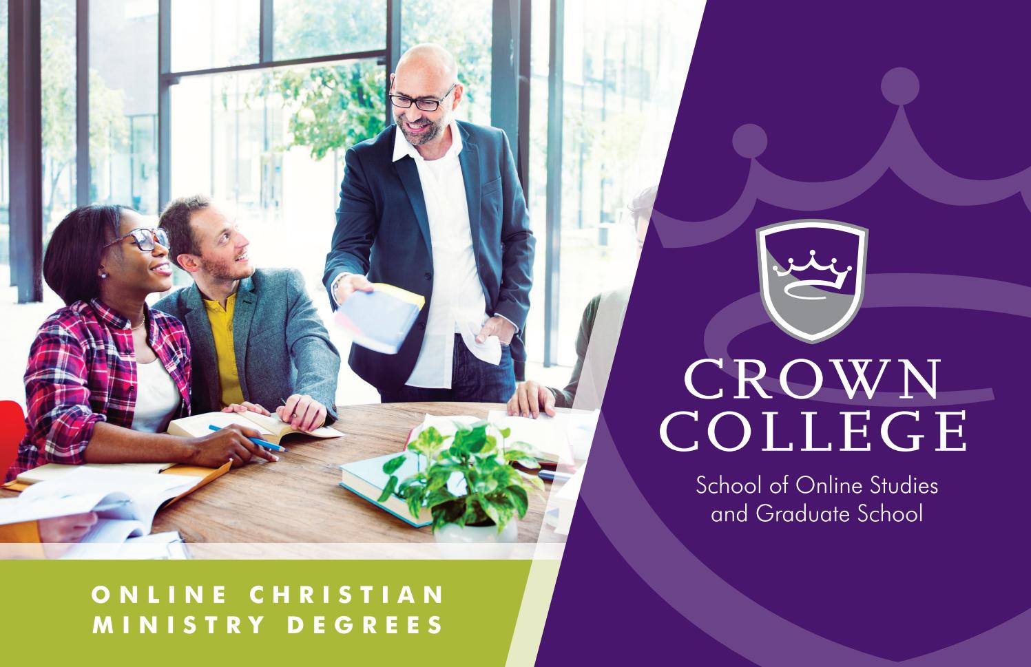 Online Christian Ministry Degrees Crown College by Crown College Issuu