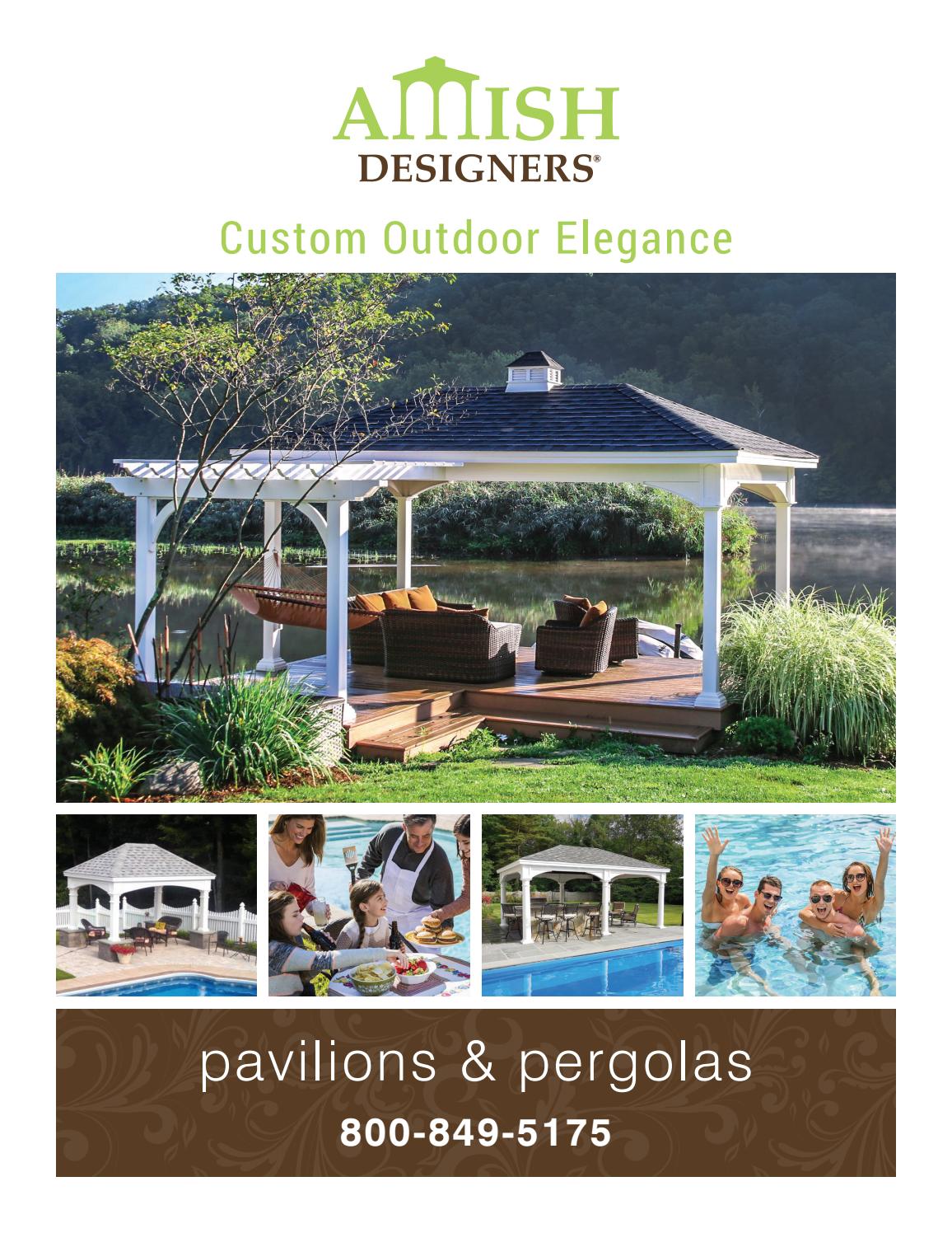 2016 Amish Designers Pavilion and Pergola Catalog by Jim Adams Issuu