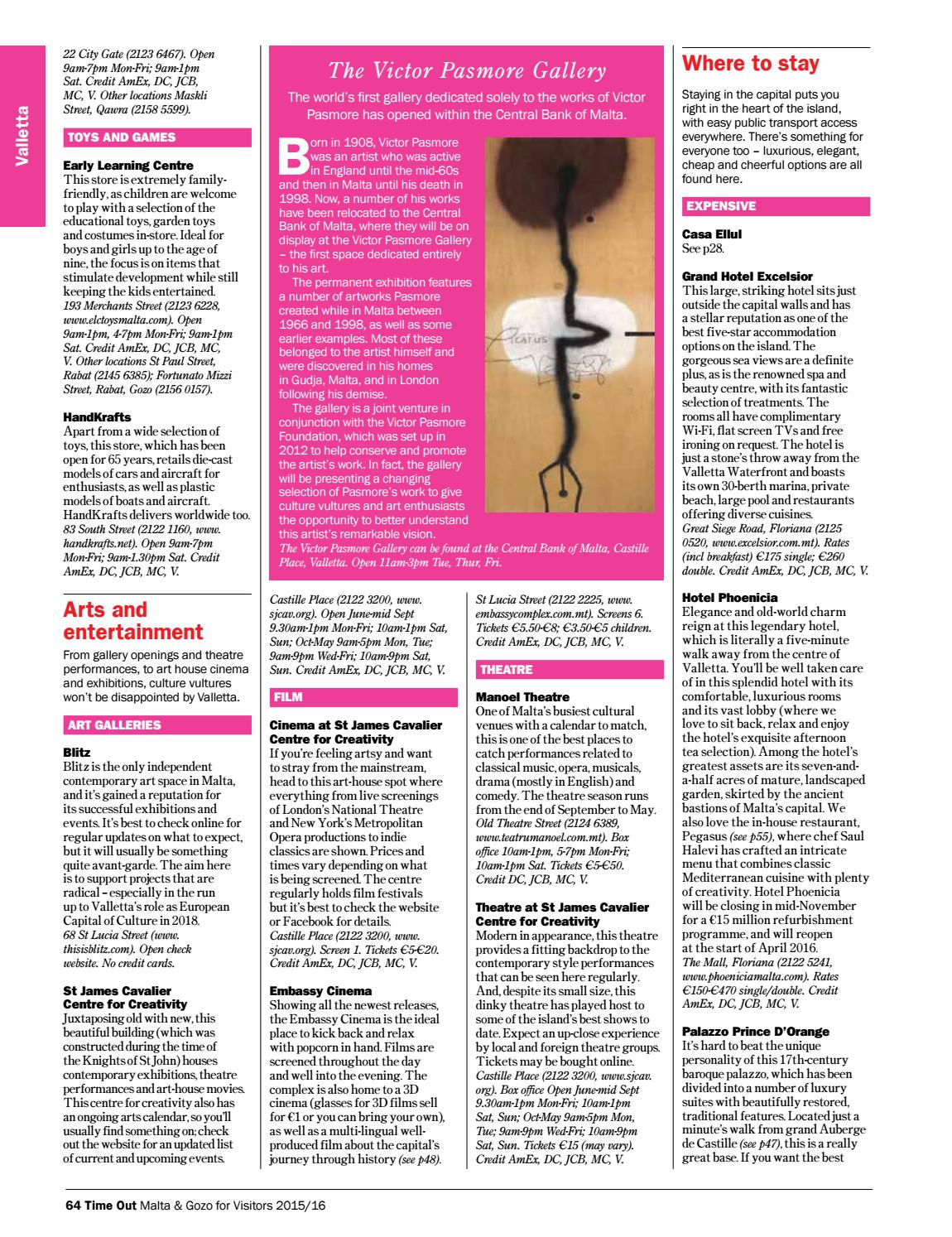 Time Out Malta Gozo By Content House Group Issuu