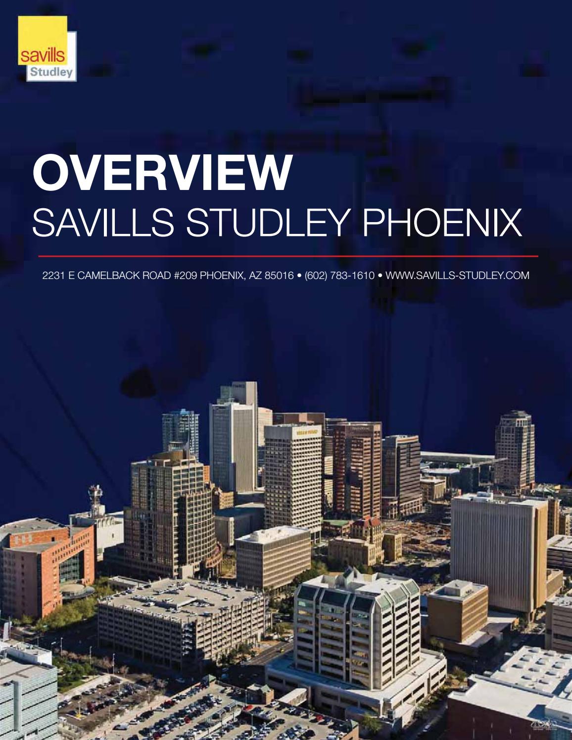 Savills Studley Phoenix Overview by Andrew Starkman Issuu