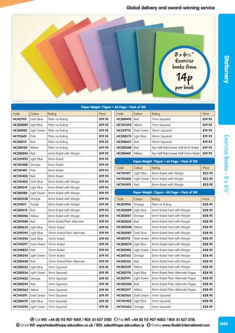 Hope 国际 2016/17 – Stationery 第 13 页