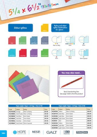 Hope 国际 2016/17 – Stationery 第 14 页