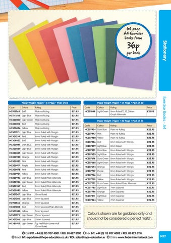 Hope 国际 2016/17 – Stationery 第 7 页