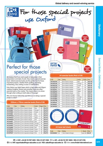 Hope 国际 2016/17 – Stationery 第 9 页