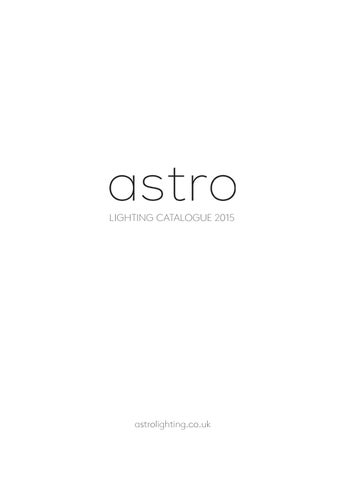 ARDENA 灯饰目录 · Astro 室内 2016 第 2 页