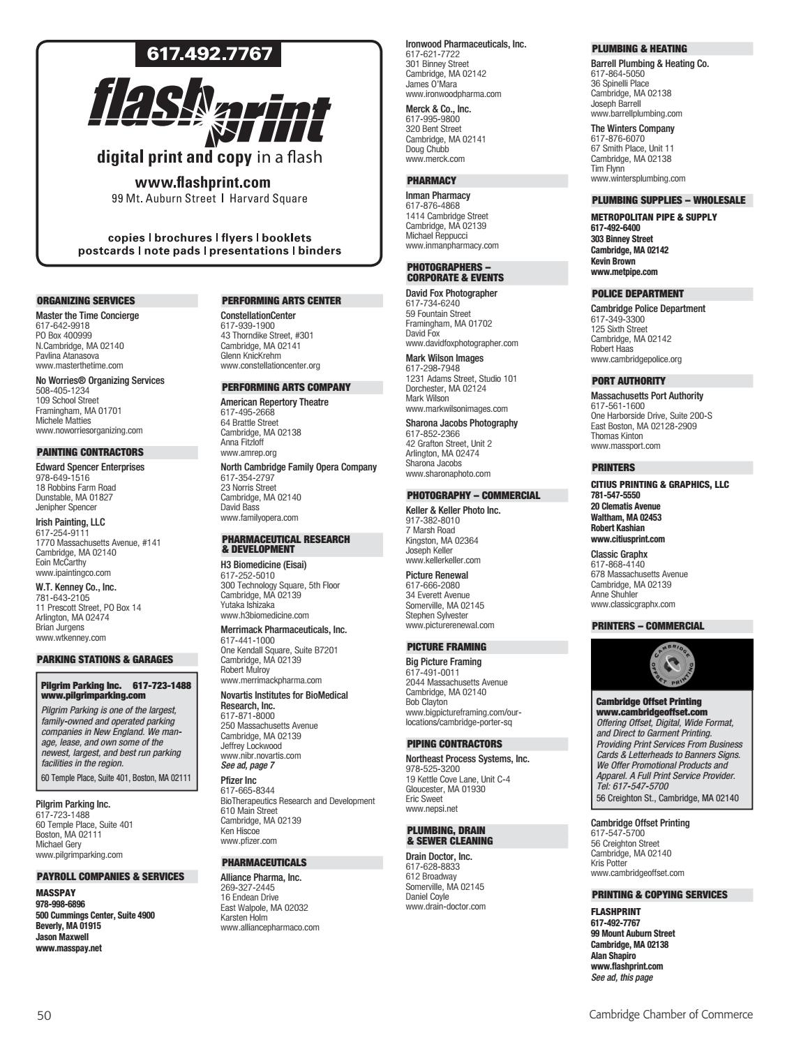 Cambridge Community Guide Membership Directory By Atlantic