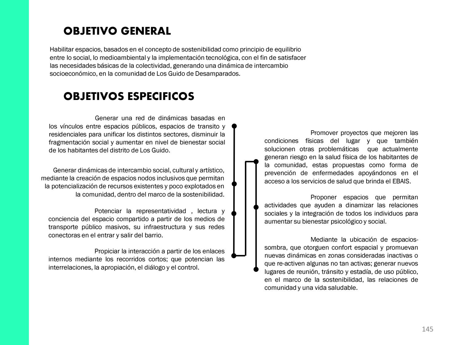 Objetivos especificos de un proyecto de transporte