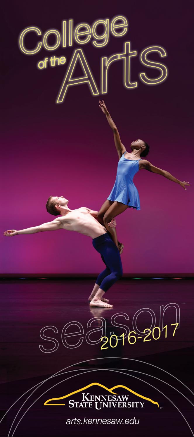 20162017 Kennesaw State University College of the Arts Season Brochure