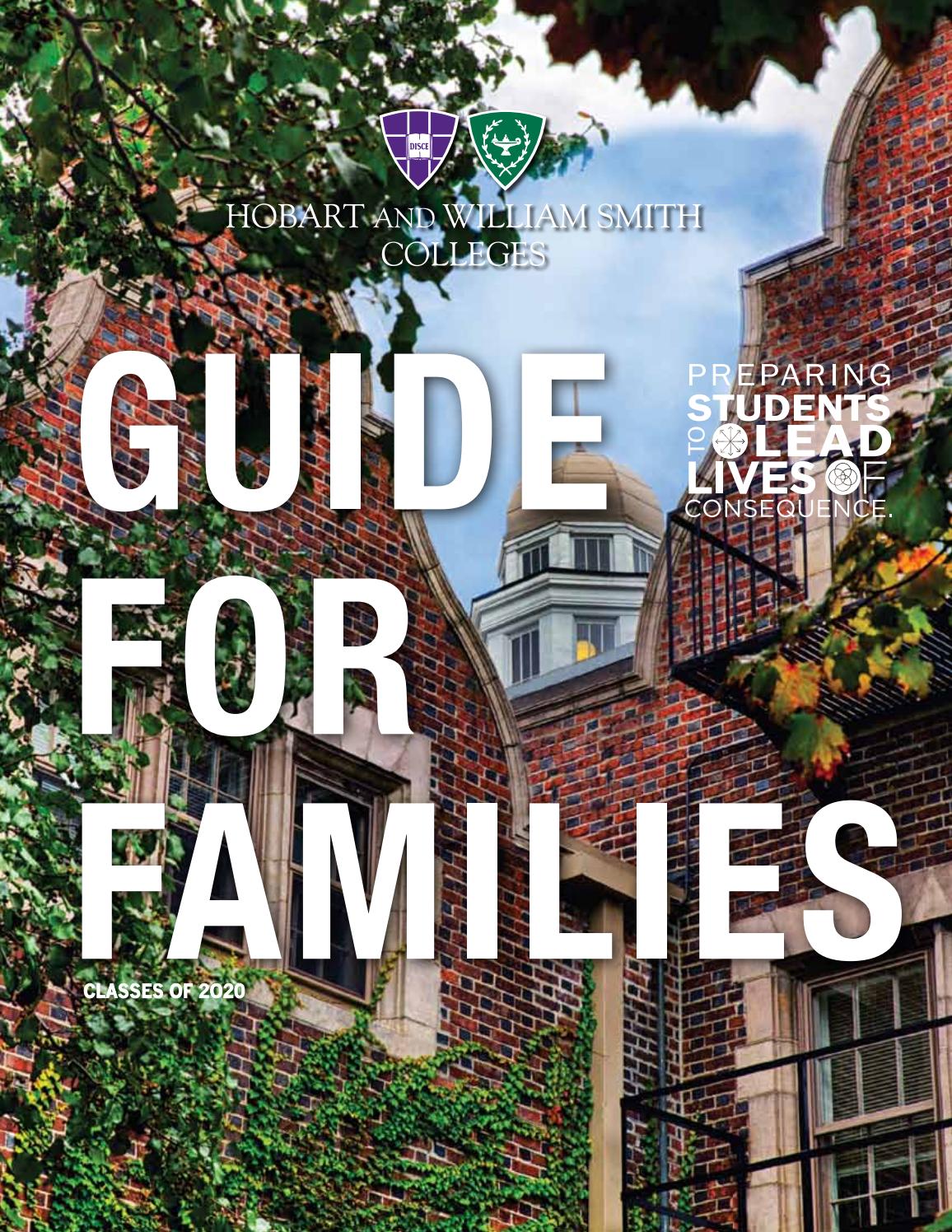 Guide for Families 2016 by Hobart and William Smith Colleges Issuu