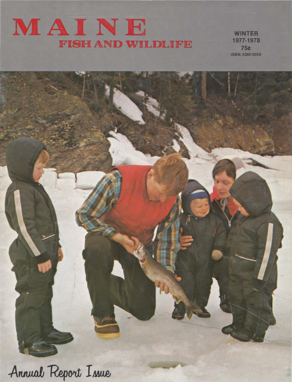 Maine Fish and Wildlife Magazine, Winter 197778 by Maine State Library