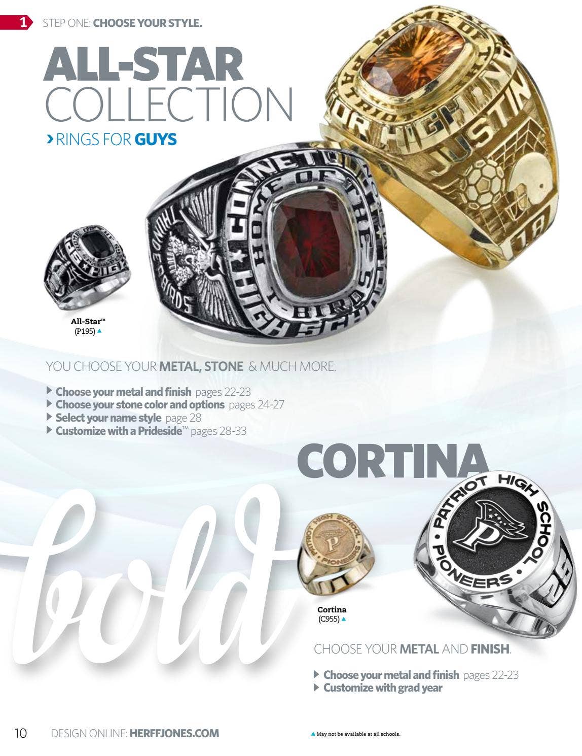 Herff Jones High School Ring Catalog 2017 by Herff Jones Issuu