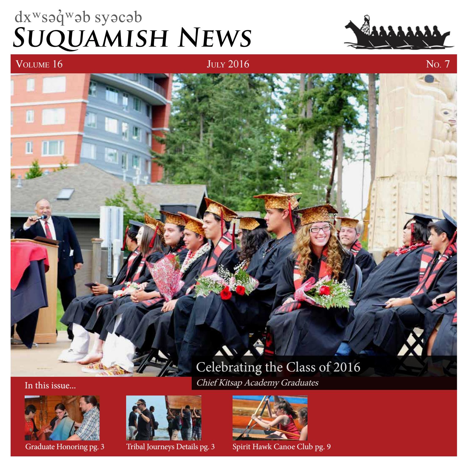 Suquamish News, July 2016 by Suquamish Tribe Issuu