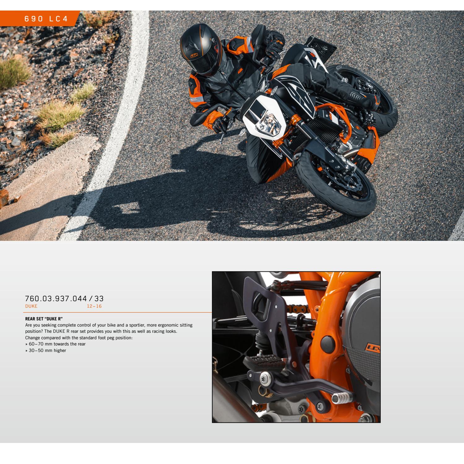 KTM PowerParts Street Catalog 2016 USA by KTM GROUP Issuu
