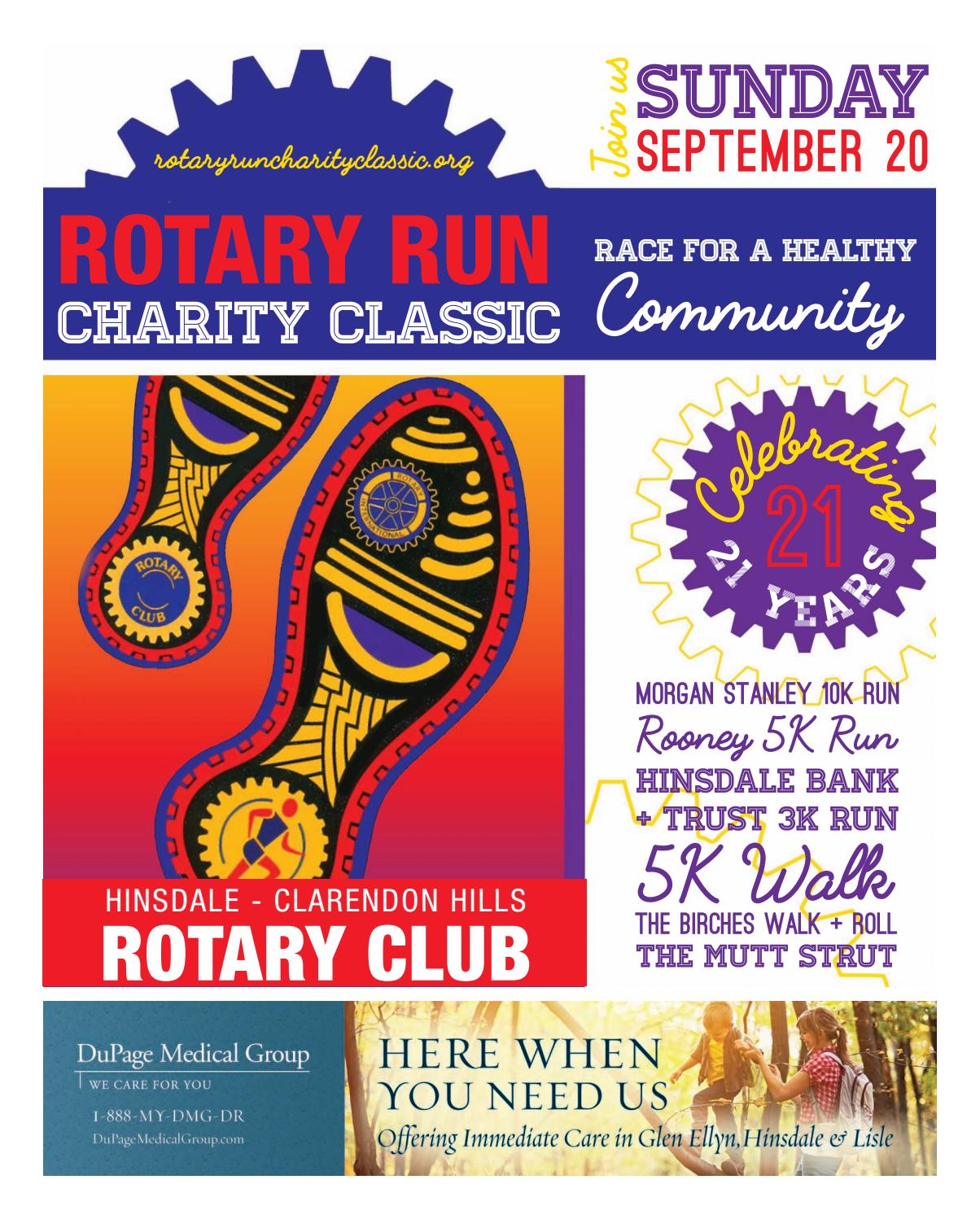 RRCC HinsdaleClarendon Hills Rotary Run Charity Classic 2015 by Bugle