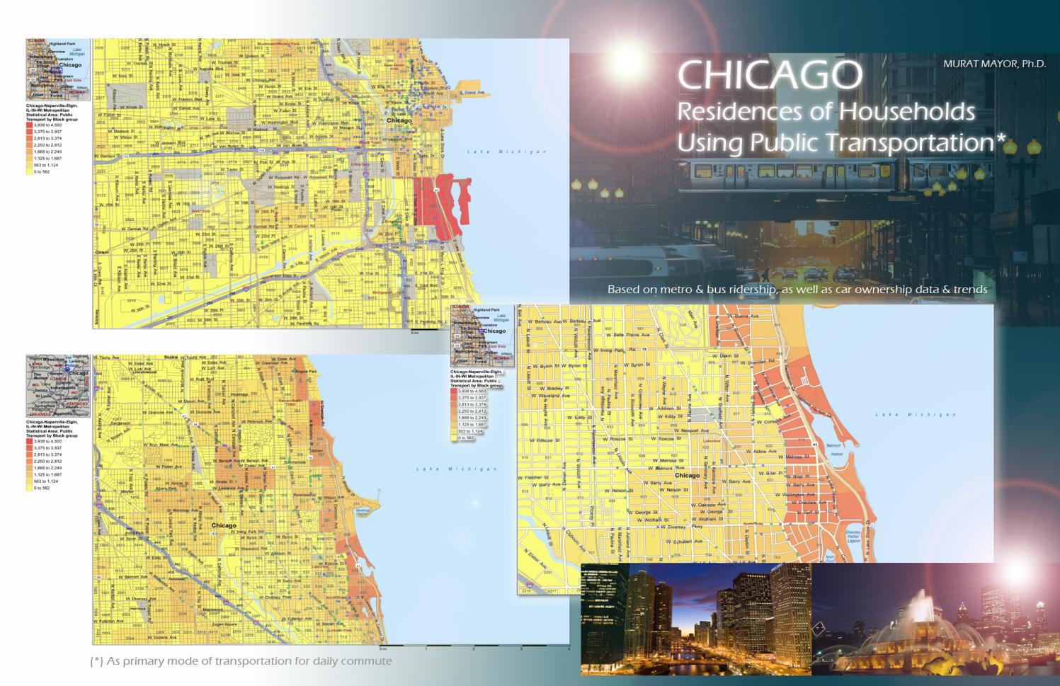 CHICAGO RESIDENCES OF HOUSEHOLDS USING PUBLIC TRANSPORTATION, MURAT ...