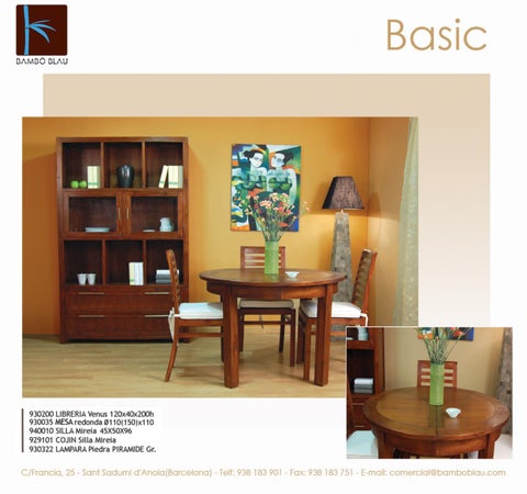 Servitel 家具目录 · Mobiliario bambo blau basic 第 14 页