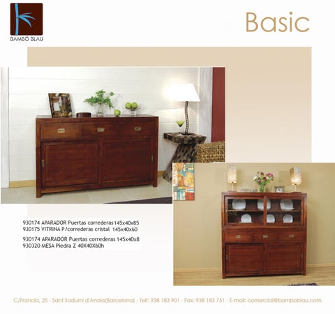 Servitel 家具目录 · Mobiliario bambo blau basic 第 17 页