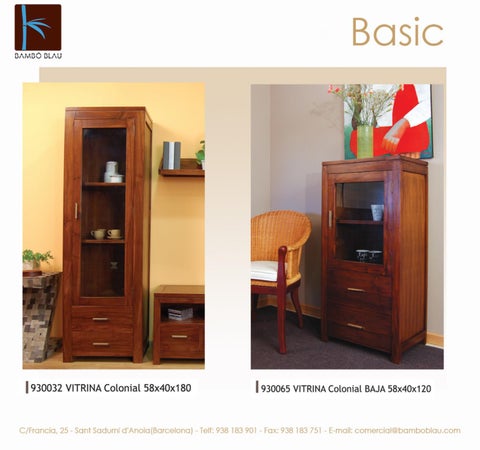 Servitel 家具目录 · Mobiliario bambo blau basic 第 18 页