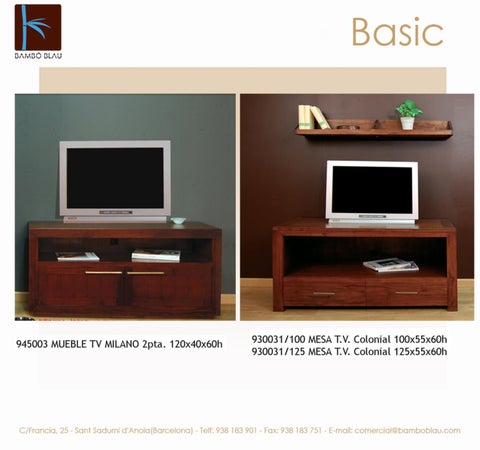 Servitel 家具目录 · Mobiliario bambo blau basic 第 20 页