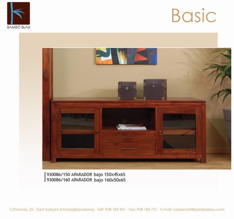 Servitel 家具目录 · Mobiliario bambo blau basic 第 21 页