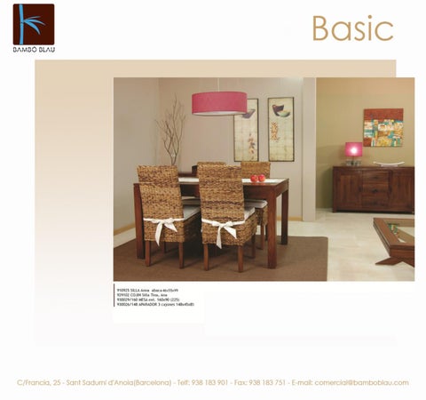 Servitel 家具目录 · Mobiliario bambo blau basic 第 22 页