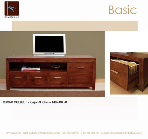 Servitel 家具目录 · Mobiliario bambo blau basic 第 23 页
