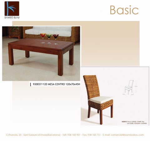 Servitel 家具目录 · Mobiliario bambo blau basic 第 4 页