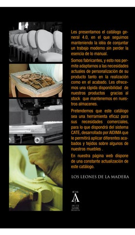 Servitel 家具目录 · Mobiliario los leones 德文 la madera 第 2 页