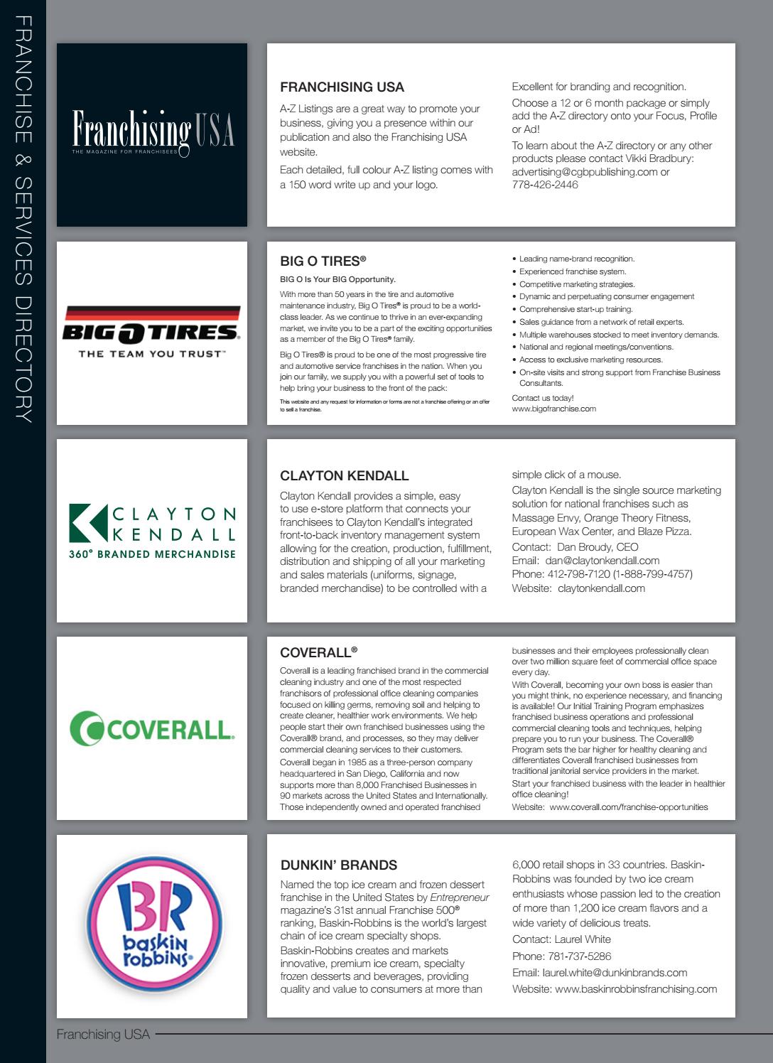 july 2016 franchising usa 4 9 by cgb publishing issuu