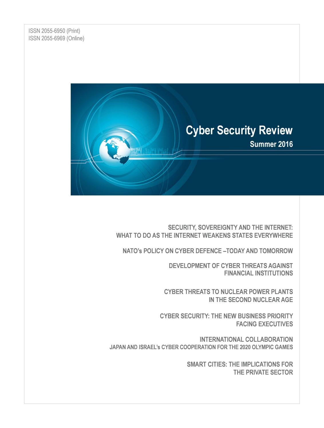Cyber Security Review Summer 2016 preview edition by Delta Business