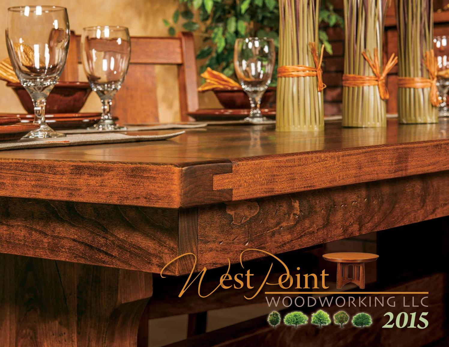 2015 West Point Woodworking Catalog / Dining Tables / E & G Amish
