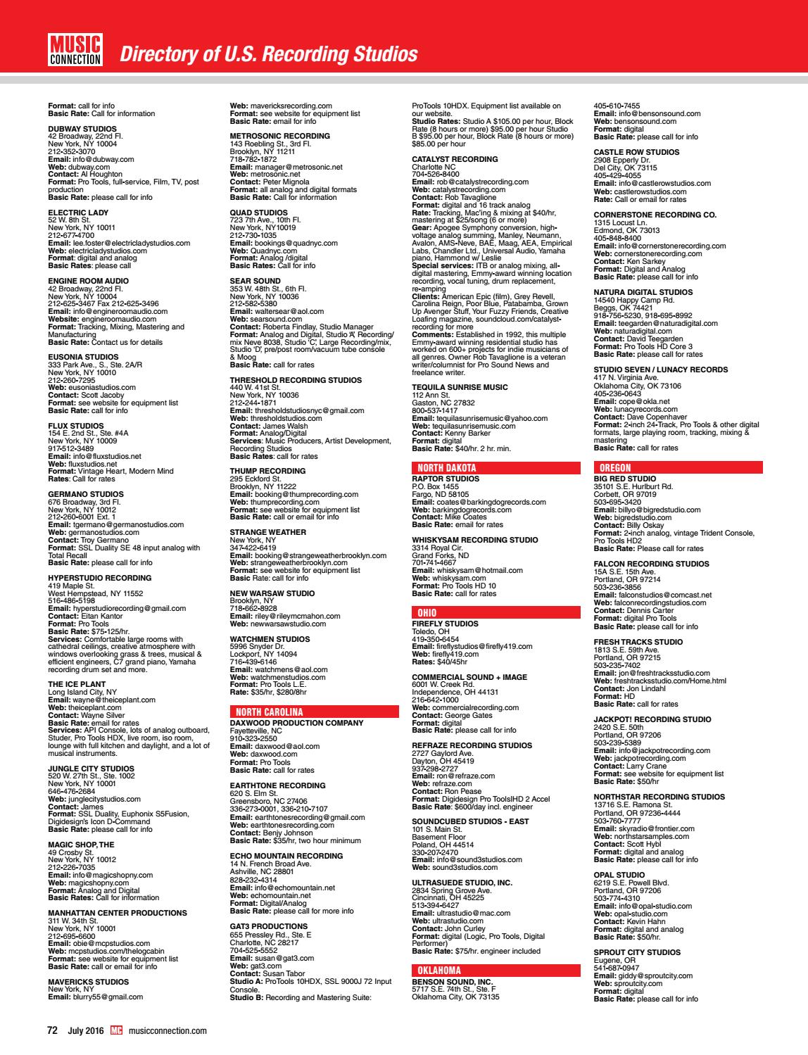 Music Connection July 2016 By Music Connection Issuu